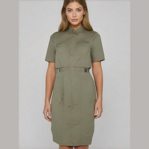 Women's Tahari Arthur S. Levine Dress Size 10 Green